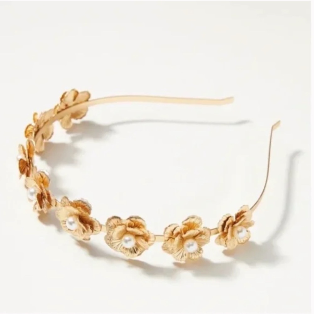 Bouquet Embellished Floral Pearl Peasant Classy Chic Hipster Art Hippie Headband